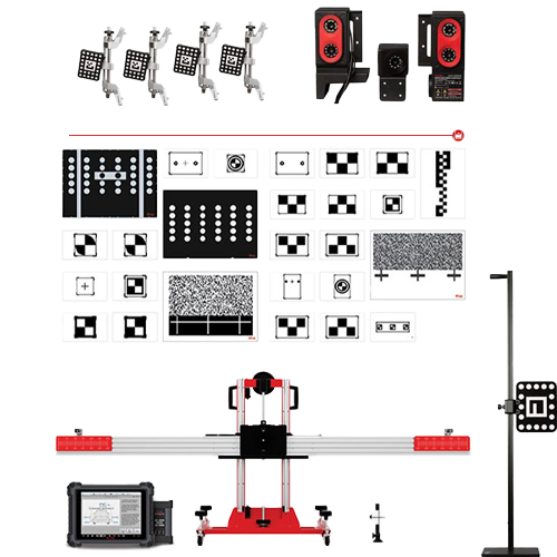 Agile-Truck-ToolsBig-Red-Automotive-ADAS-LDW-Intelligence-wTablet.png LDW30T Standard Frame ADAS LDW + IA800 w/ MS909 Tablet - Image 1