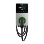 MaxiCharger AC Wallbox Commercial with In-Body Holster
