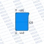 John Deere 6000/6010 Series R/H Lower Front Glass