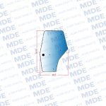 MX/MTX/CX L/H door glass