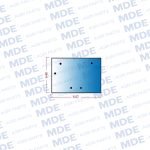 Case XL Rear Window Glass