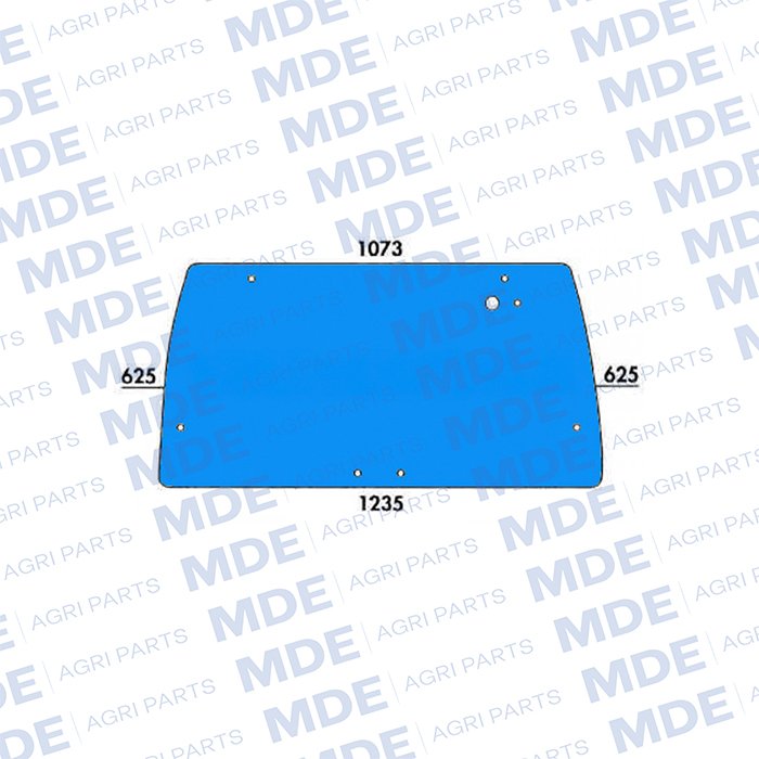 MDE407240.jpg Case Maxxum 51 Series Rear Glass - Image 1