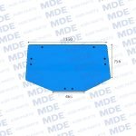 John Deere 6000 series Rear Glass