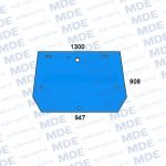 CNH JXU/T5000 Rear Glass